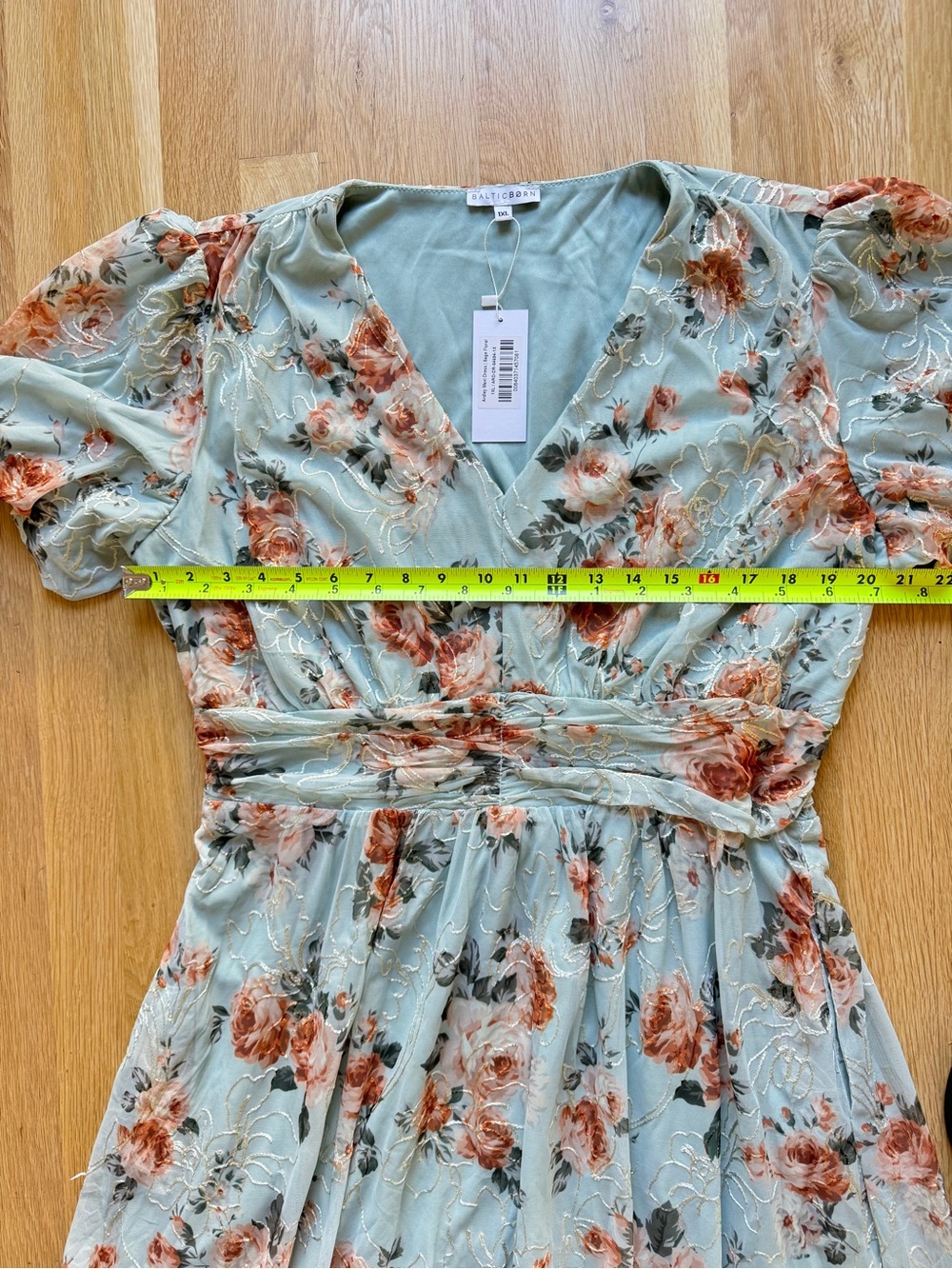Baltic Born Ardley Maxi Dress- Sage Floral 1X - Picture 10 of 16